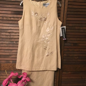 NEW~Jessica Howard Linen Suit (Maxi Skirt)